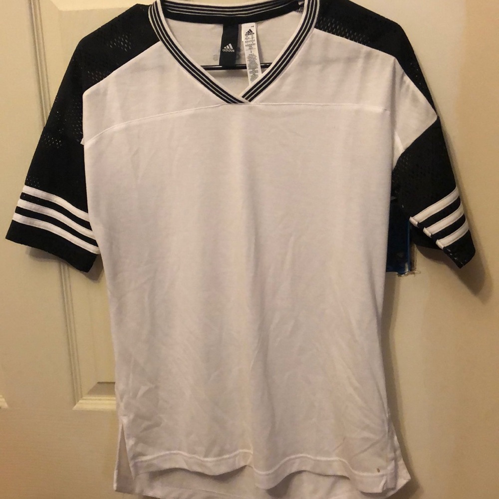 Adidas v neck shirt